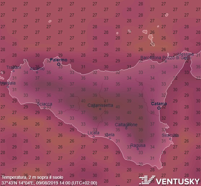 immagine 5 articolo tendenza medio verso forte ondata di caldo al sud e isole