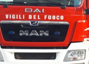 Treno in fiamme tra Metaponto e Taranto