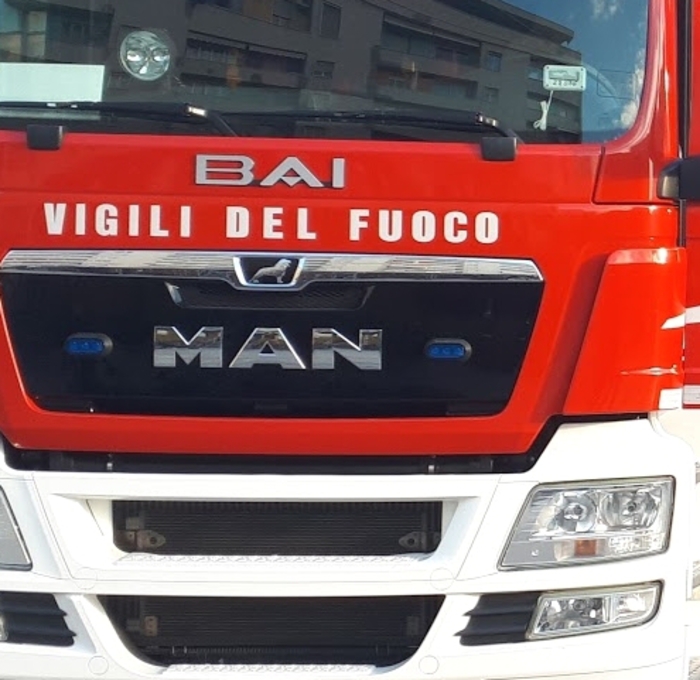 Treno in fiamme tra Metaponto e Taranto