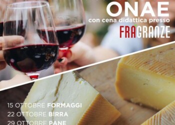 BUON NASO E PALATO FINE: ONAE OFFRE L’OPPORTUNITÀ DI DIVENTARE ASSAGGIATORI DI PRODOTTI ENOGASTRONOMICI