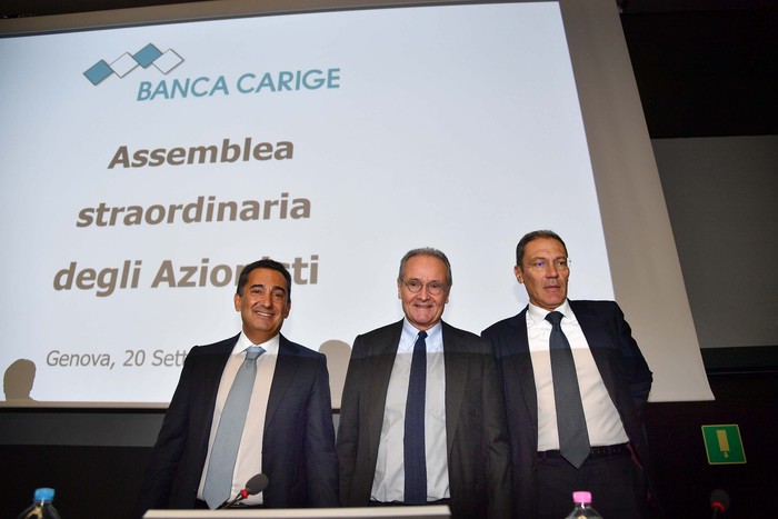 Carige: ok soci aumento capitale 700 mln