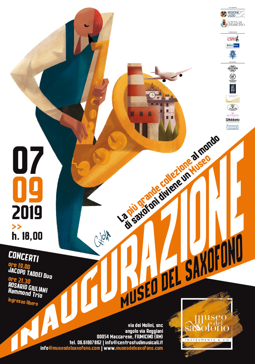 Apre in Italia il primo Museo del Saxofono (7 settembre)