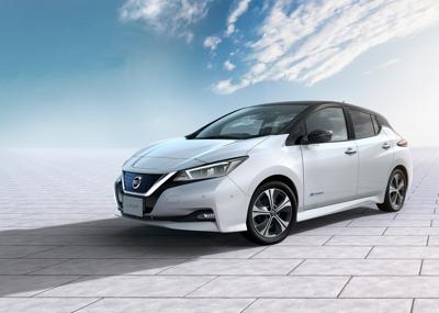 La nuova Nissan Leaf e+ debutta sykke strade italiane e partecipa alla 1.000 Miglia Green