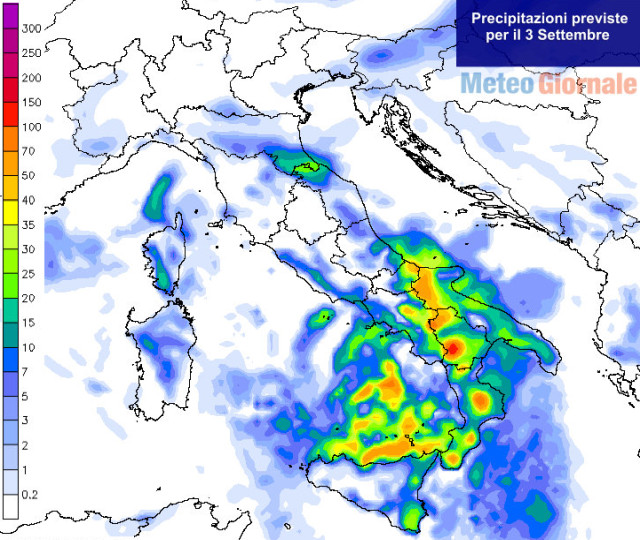 immagine 2 articolo meteo per domani centro sud temporali anche violenti