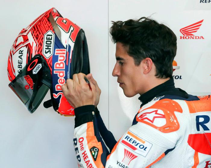 Motogp Aragon, la pole è di Marquez