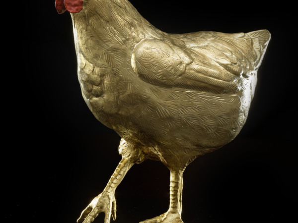 Paolo Londero, La gallina dalle uova d'oro, Papier machè