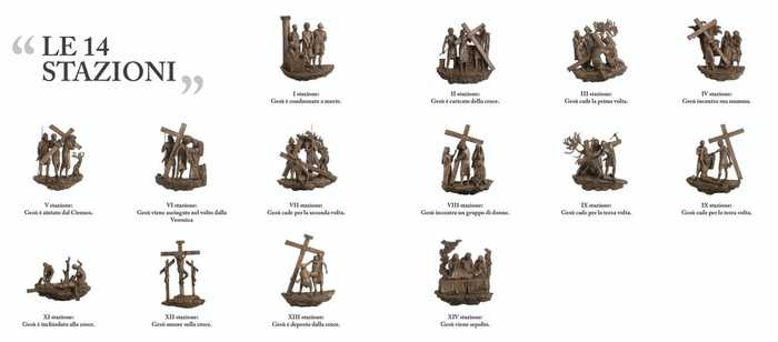 Papa benedice sculture per Gerusalemme