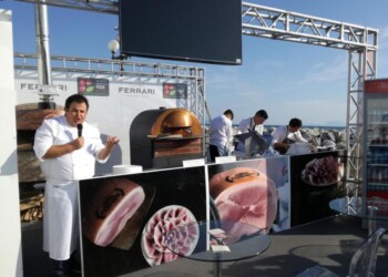 Prosciutto cotto ingrediente n.1 pizze chef Gennaro Esposito