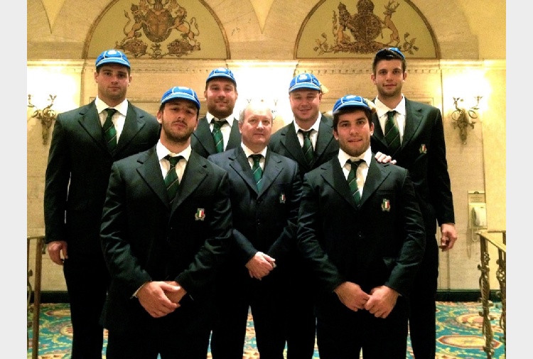 Rugby: Mondiali,consegnati caps azzurri