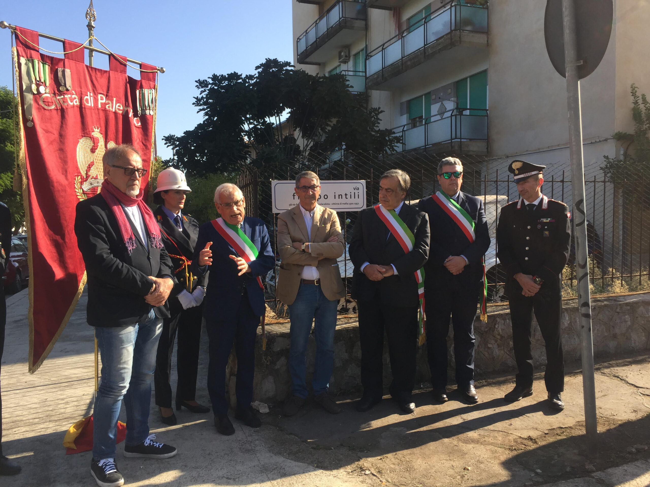 Vie dei diritti, intitolate oggi due strade a Filippo Intili e Agostino D’Alessandria. “Uccisi perché lottarono per il rispetto delle regole, opponendosi al sistema di potere mafioso”