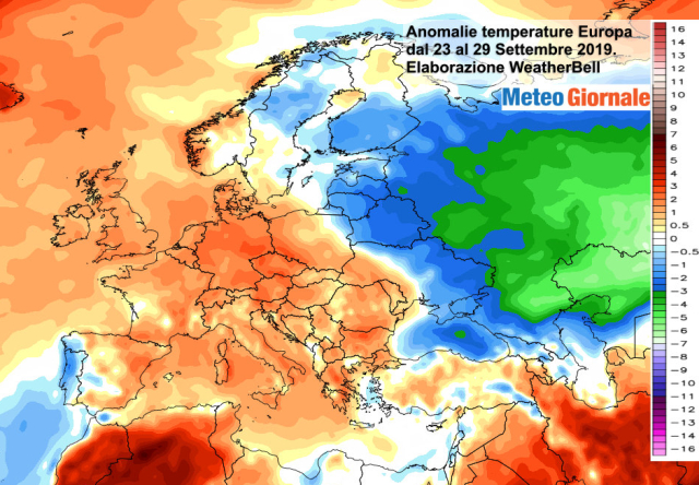 immagine 1 articolo clima ultima settimana europa freddo ad est sulla russia