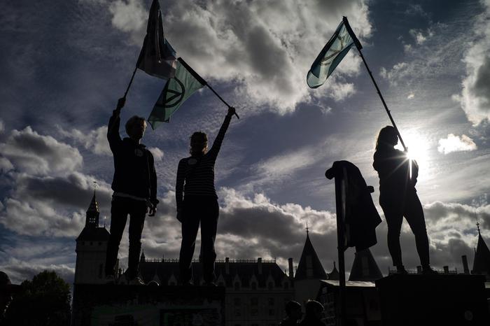 Clima:Extinction Rebellion a Parigi