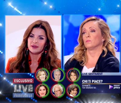 Giorgia Meloni vs Alba Parietti, scintille in tv 