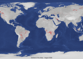 Gli incendi in California visti dai satelliti