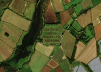 Il no alla Brexit fotografato dallo spazio
