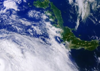 Il Tifone Hagibis visto dallo spazio