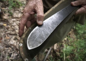 In fuga nel Novarese armato di machete