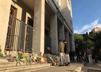 In video immagini sparatoria in Questura di Trieste