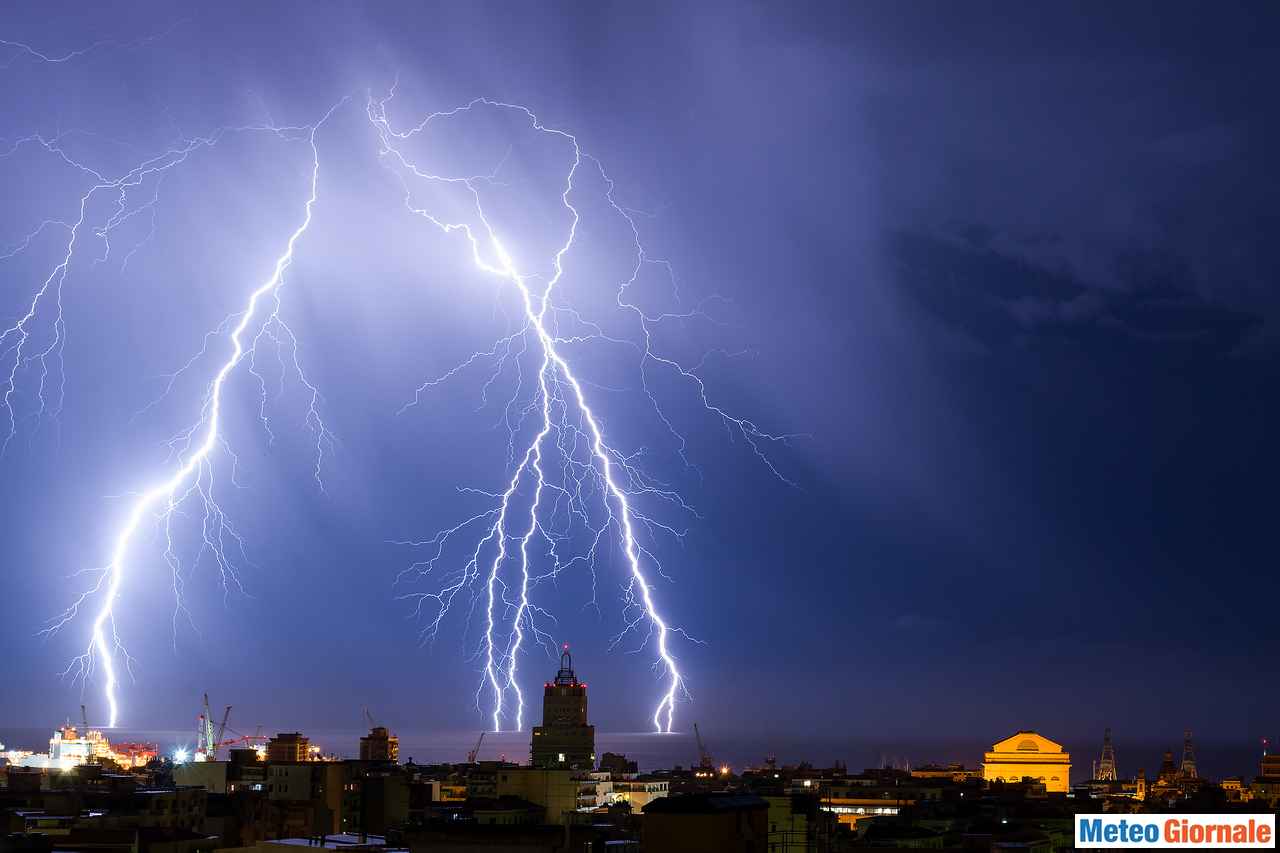 Meteo PALERMO: in arrivo FORTI TEMPORALI con stop al caldo anomalo