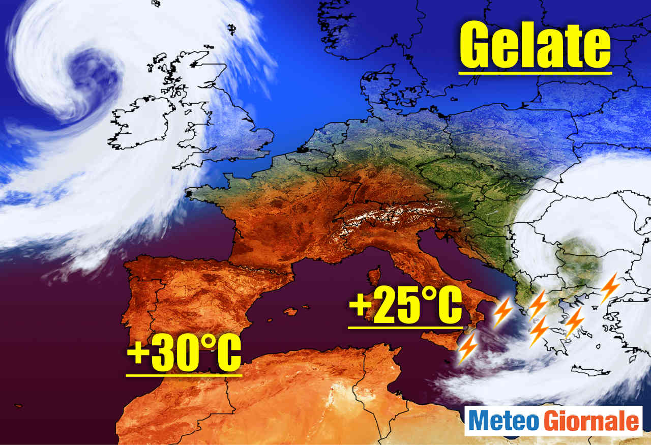 Meteo settimana dal Freddo e Maltempo ad un periodo MITE