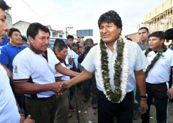 Parziali Bolivia, Morales in testa