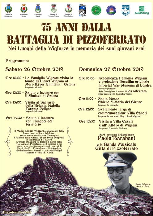 Pizzoferrato commemora sacrificio Wigram