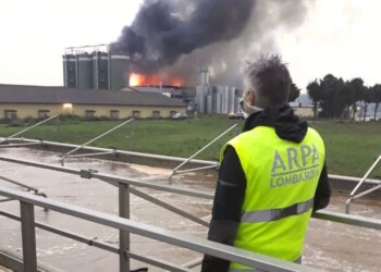 Rogo devasta caseificio nel bresciano