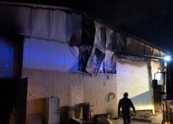 Rogo in centro raccolta rifiuti Foggiano