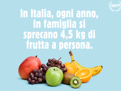 Spreco di cibo, al via campagna #StopTheWaste