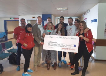 Tifosi donano fondi a scuola ospedale