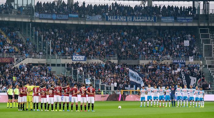 Toro-Napoli, tensione in curva Primavera