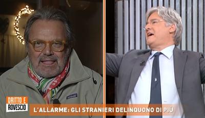 Toscani-Del Debbio, scintille in tv