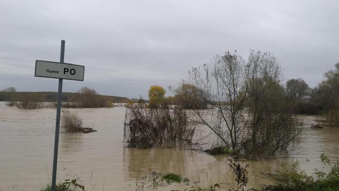 Allerta Po rossa solo vicino al Delta