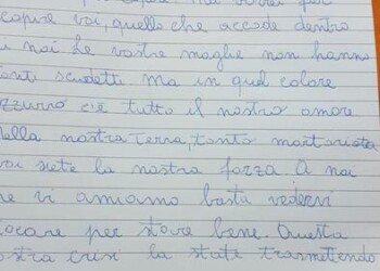 Bimba malata scrive al Napoli