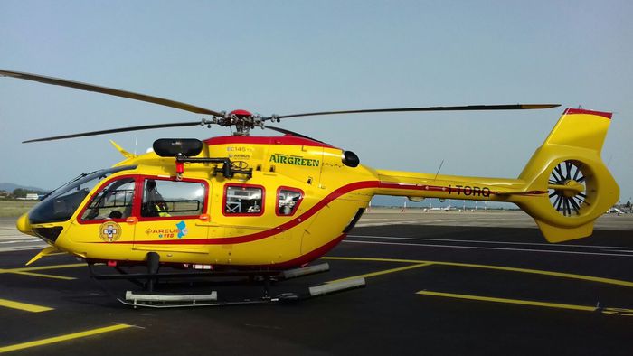 Donna partorisce in elicottero del 118