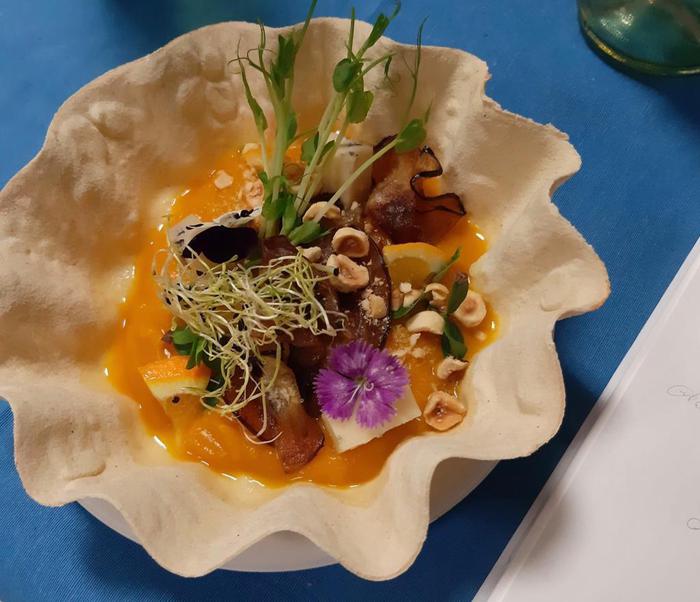 Il piatto in tavola diventa commestibile