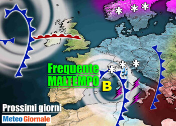 Meteo 7 giorni: PIOGGIA, VENTO e NEVE. Ancora altro MALTEMPO in settimana