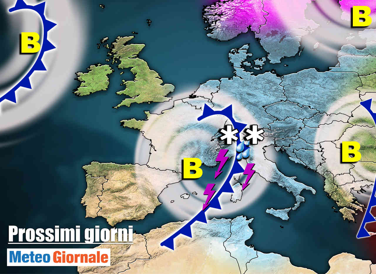 Meteo con breve tregua: da domani nuova perturbazione