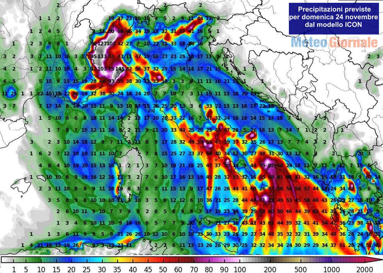 immagine 2 articolo meteo domenica italia vortice tra pioggia alluvioni neve