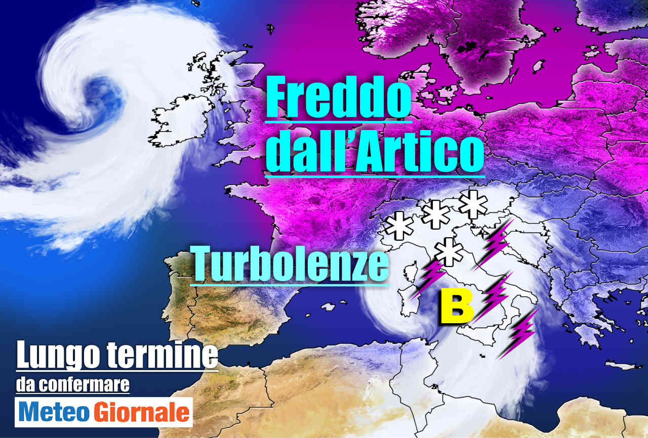 immagine 1 articolo meteo italia sino al 12 dicembre molta dinamicita con maltempo a tratti freddo