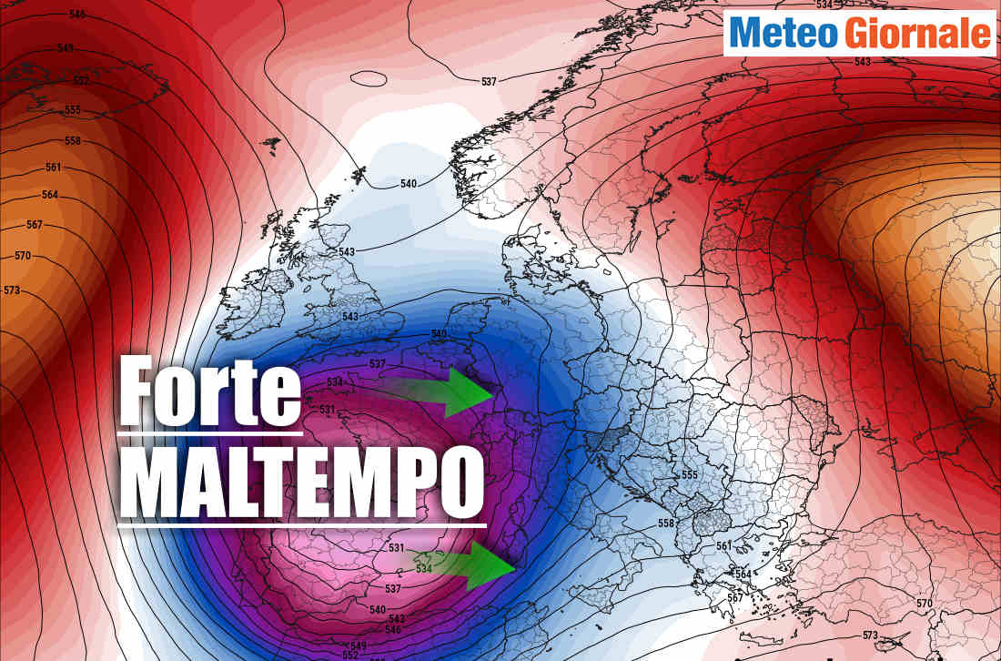 Meteo Italia: vastissima “buca di geopotenziale”. Le conseguenze