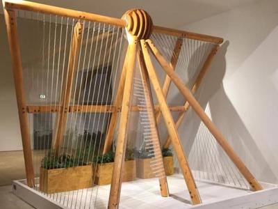 'La Serra dei Poeti' in legno riciclato è alla Triennale di Milano