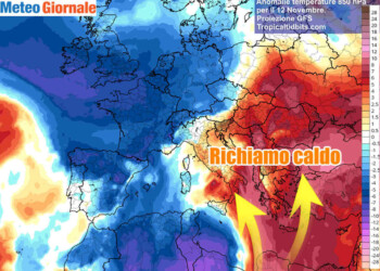 TEMPERATURE, super sbalzi in settimana. Brusco rialzo, poi di nuovo FREDDO