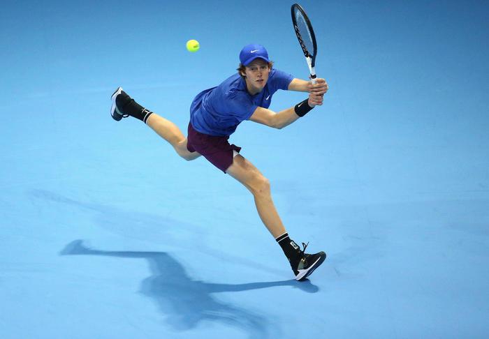 Tennis: Next Gen Finals, primo ko per Sinner, ma indolore