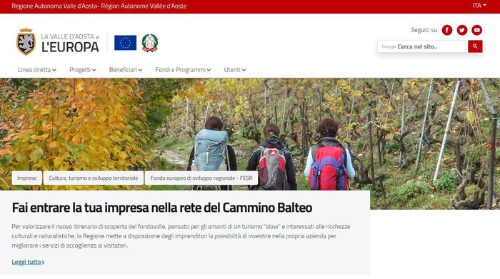 Ue: nuova veste per canale Europa del sito Regione Vda