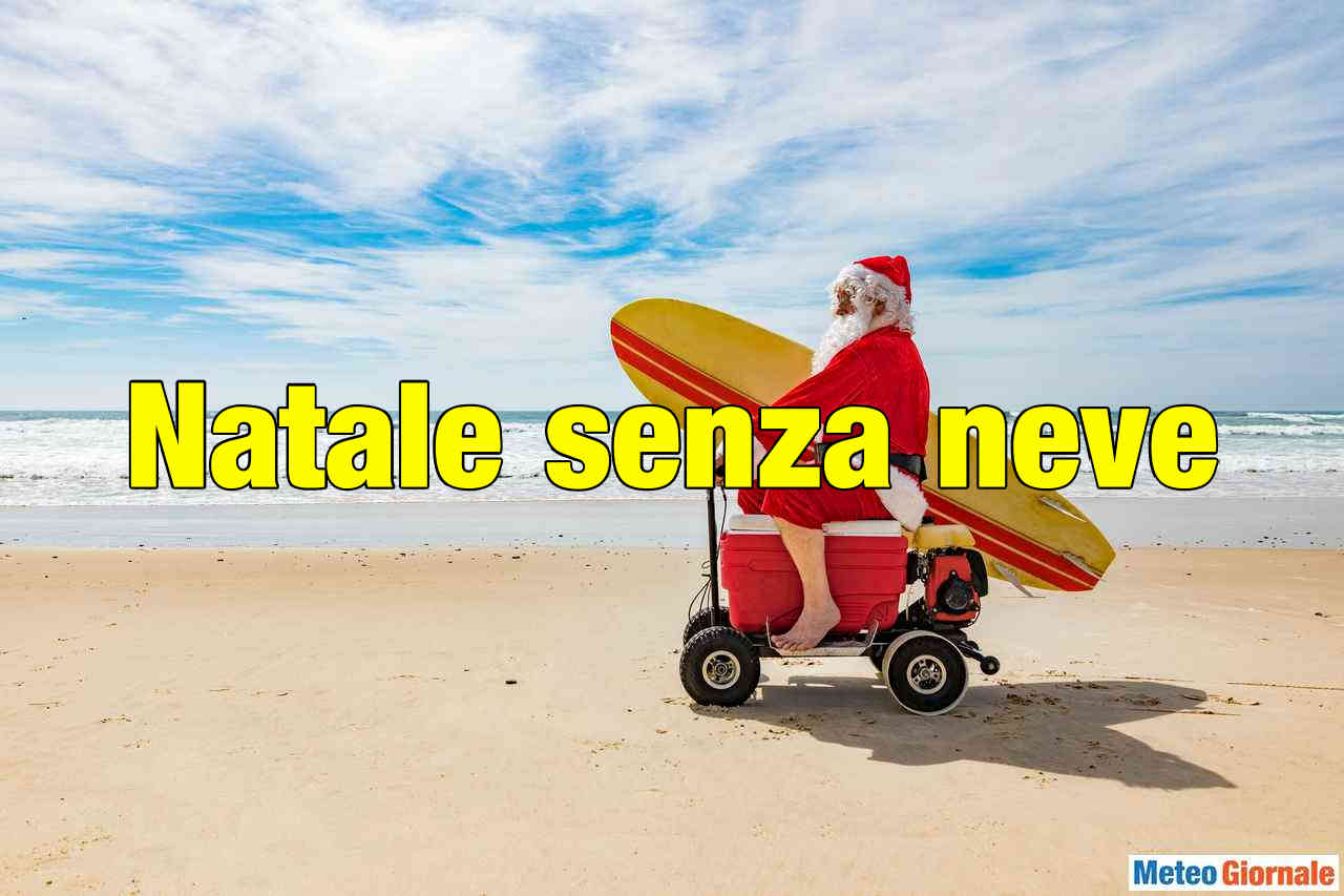 A Natale non nevicherà