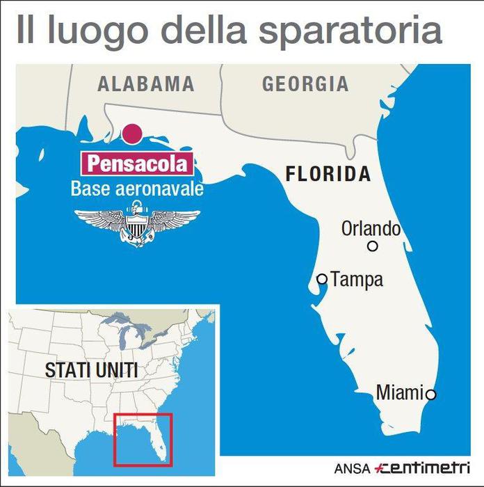 Base Pensacola,Fbi indaga per terrorismo