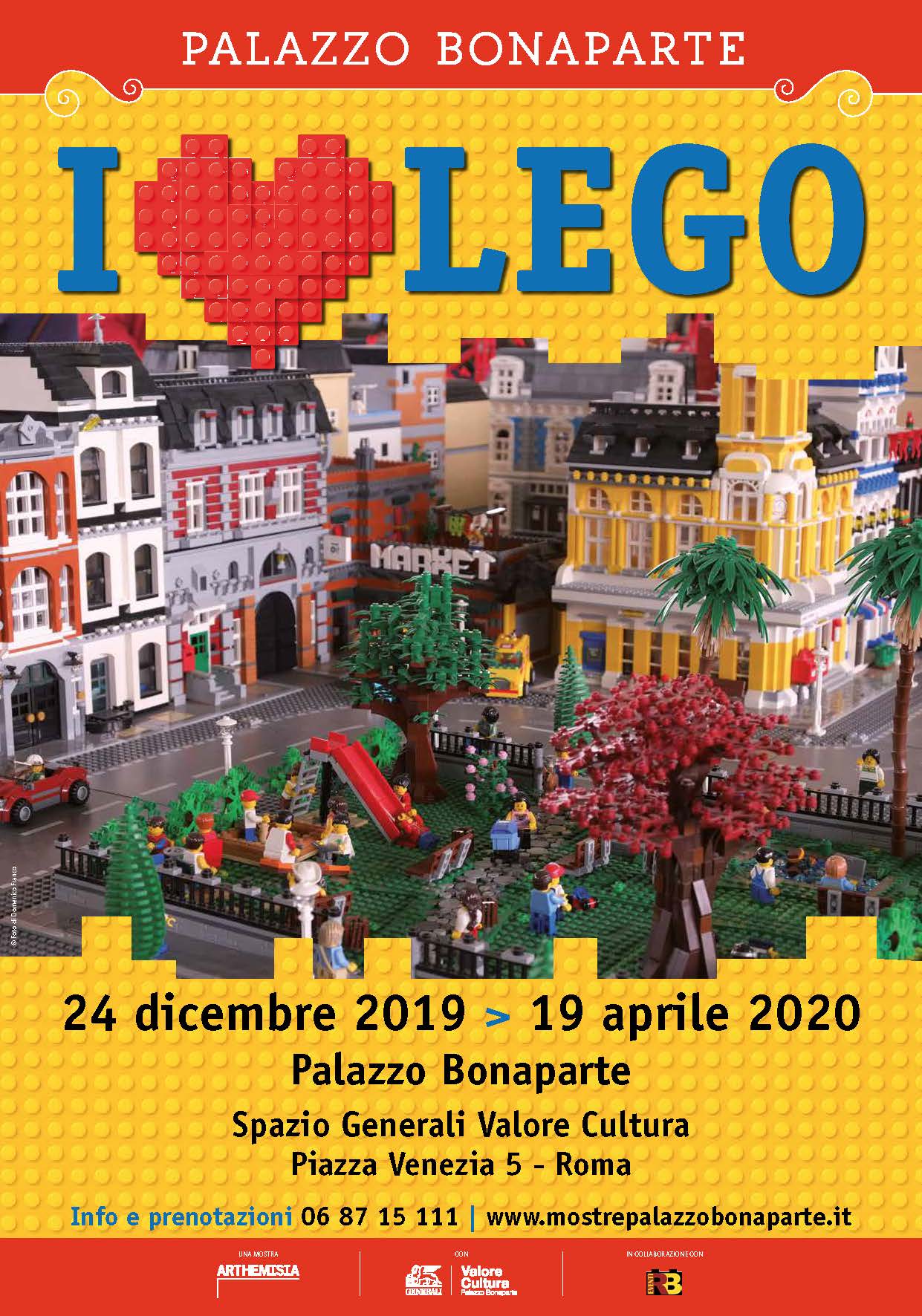 ARRIVA A ROMA: I LOVE LEGO