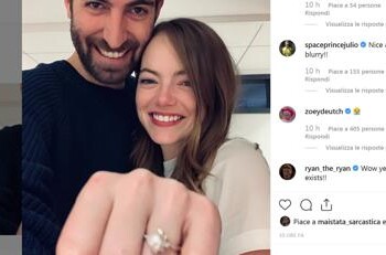 Emma Stone si sposerà con Dave McCary, su Instagram l’anello di fidanzamento 