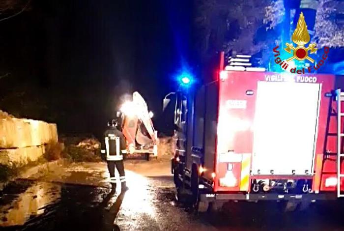 Frana a Viggianello, chiusa sp 4